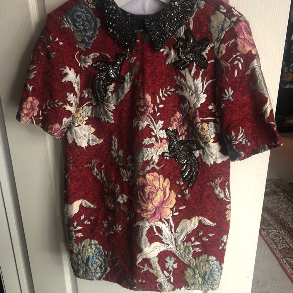 Zara brocade tunic
